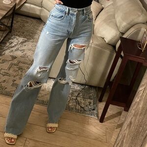 Zara Light Blue Denim Jeans